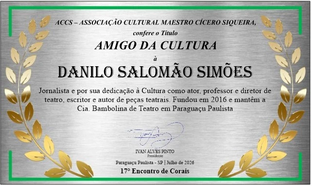 Placa Danilo Salomão